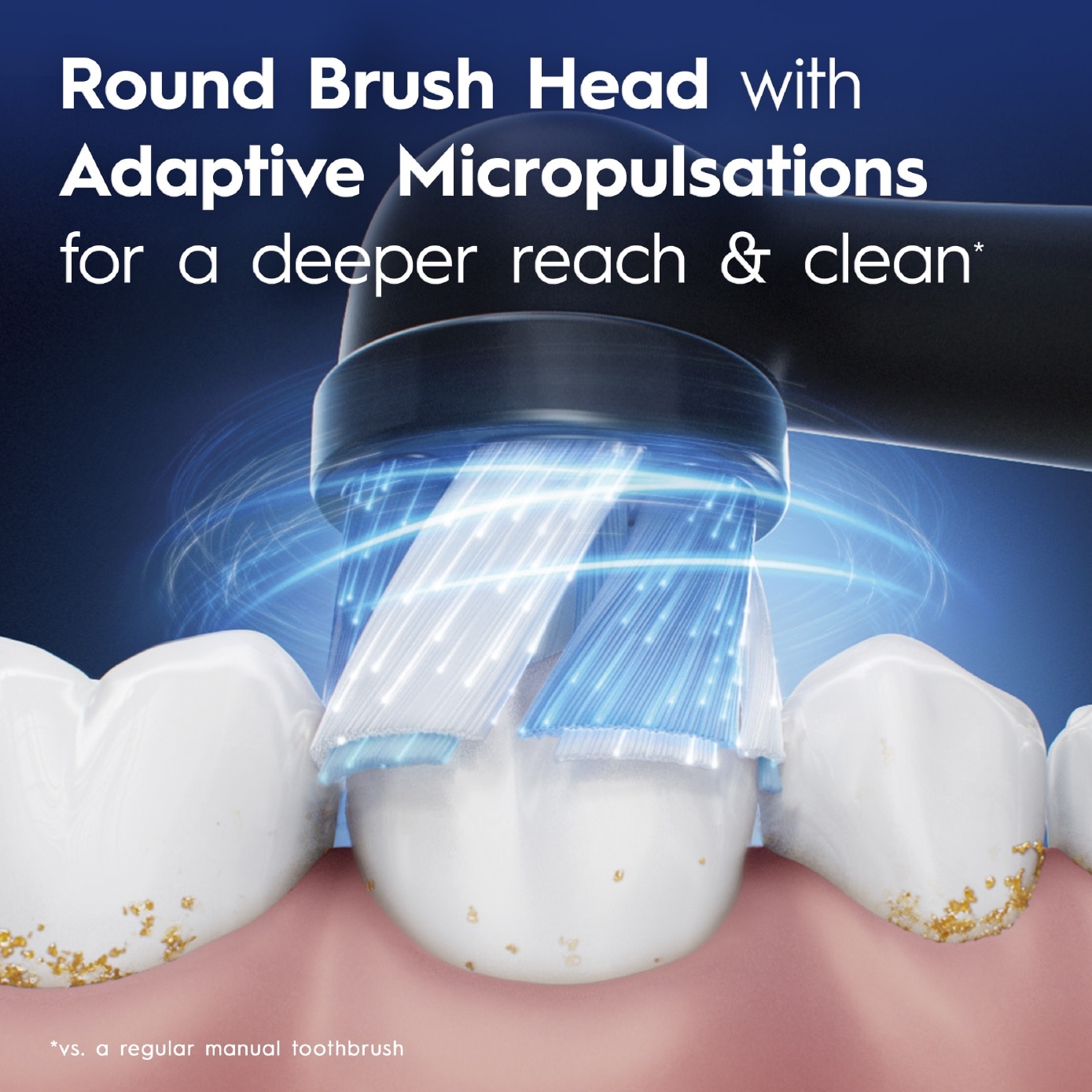 iO Series 2 Gentle Clean Sensitive Black Electric Toothbrush 1s