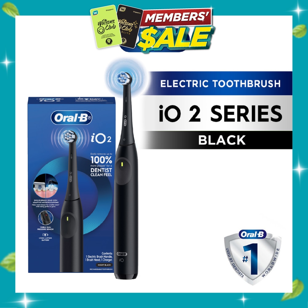 ORAL-B iO Series 2 Gentle Clean Sensitive Black Electric