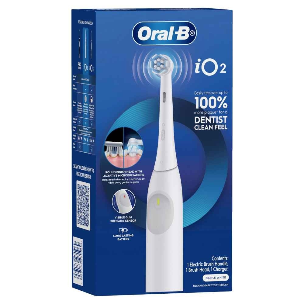 iO Series 2 Gentle Clean Sensitive White Electric Toothbrush 1s