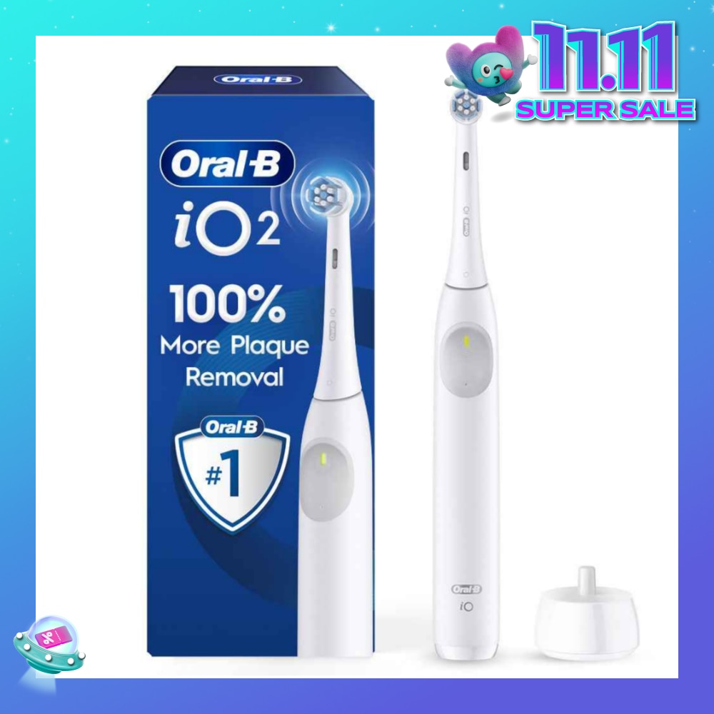 iO Series 2 Gentle Clean Sensitive White Electric Toothbrush 1s