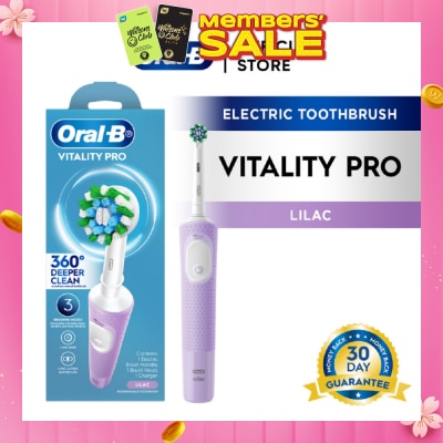 ORAL-B Vitality Pro Electric Toothbrush Lilac - Deep Clean 1s