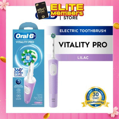 ORAL-B Vitality Pro Electric Toothbrush Lilac - Deep Clean 1s