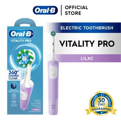 ORAL-B Vitality Pro Electric Toothbrush Lilac - Deep Clean 1s