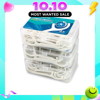 WATSONS Super Smooth Spiral Clean Floss Pick 50s x 3 image