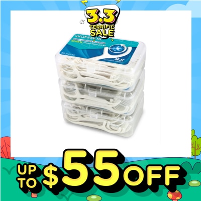 WATSONS Super Smooth Spiral Clean Floss Pick 50s x 3