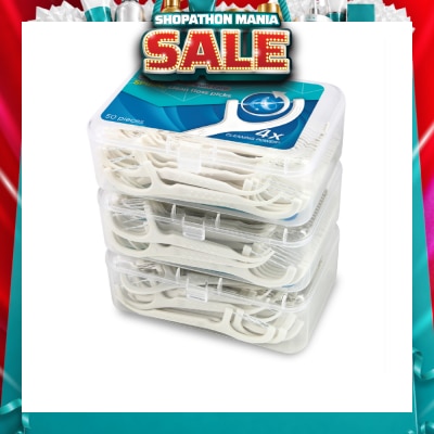 WATSONS - Super Smooth Spiral Clean Floss Pick 50s x 3