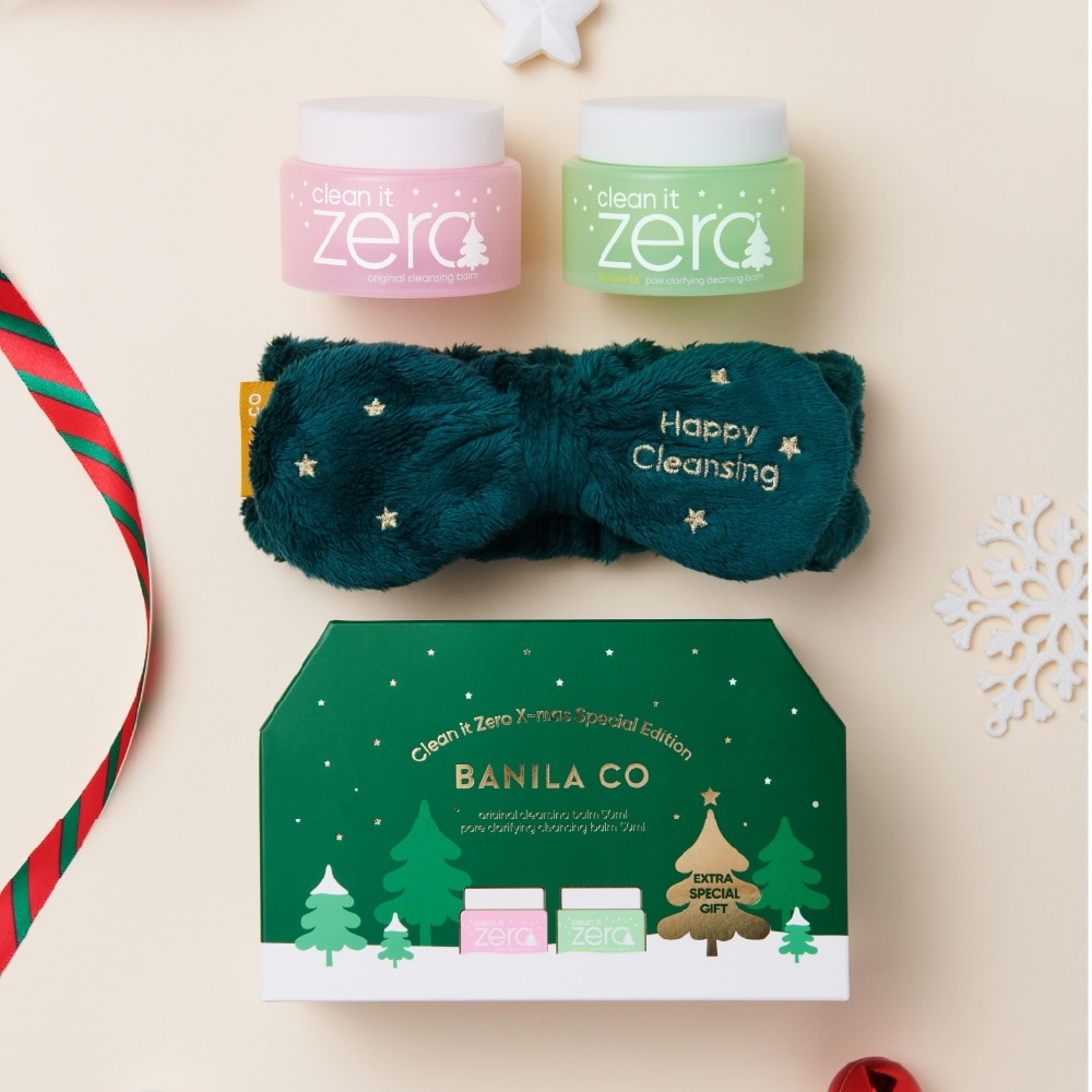 Clean it Zero Christmas Special Edition Set Original 50ml + Pore Clarifying 50ml + Headband 1s