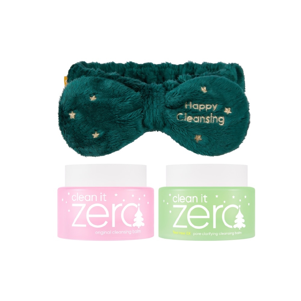 Clean it Zero Christmas Special Edition Set Original 50ml + Pore Clarifying 50ml + Headband 1s