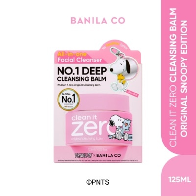 BANILA CO Clean It Zero Cleansing Balm Original Snoopy Edition 125ml + Keyring