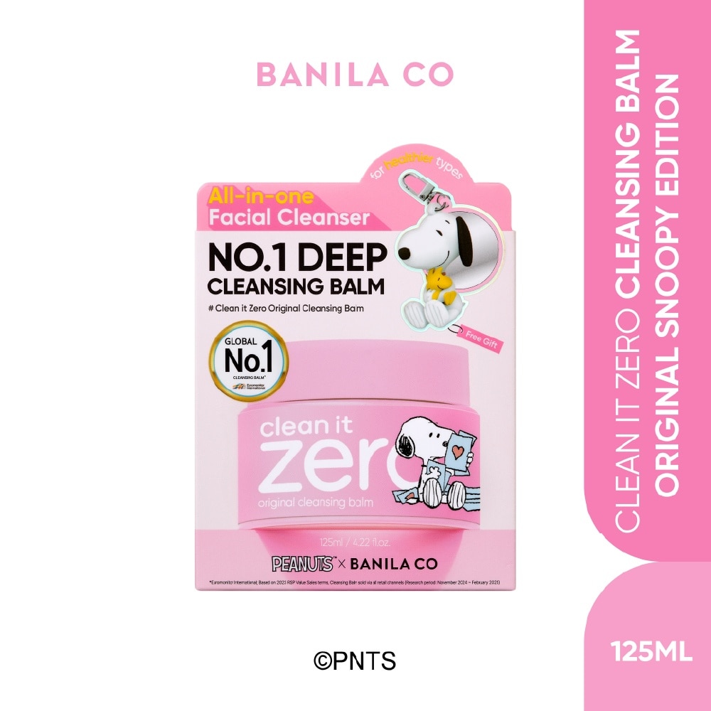 Clean It Zero Cleansing Balm Original Snoopy Edition 125ml + Keyring