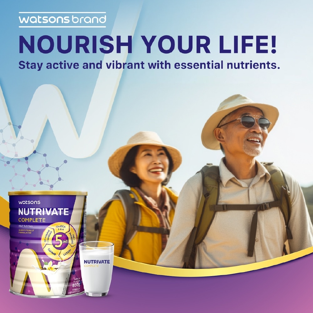 Nutrivate Complete Adult Nutrition With Vanilla Flavour 850g