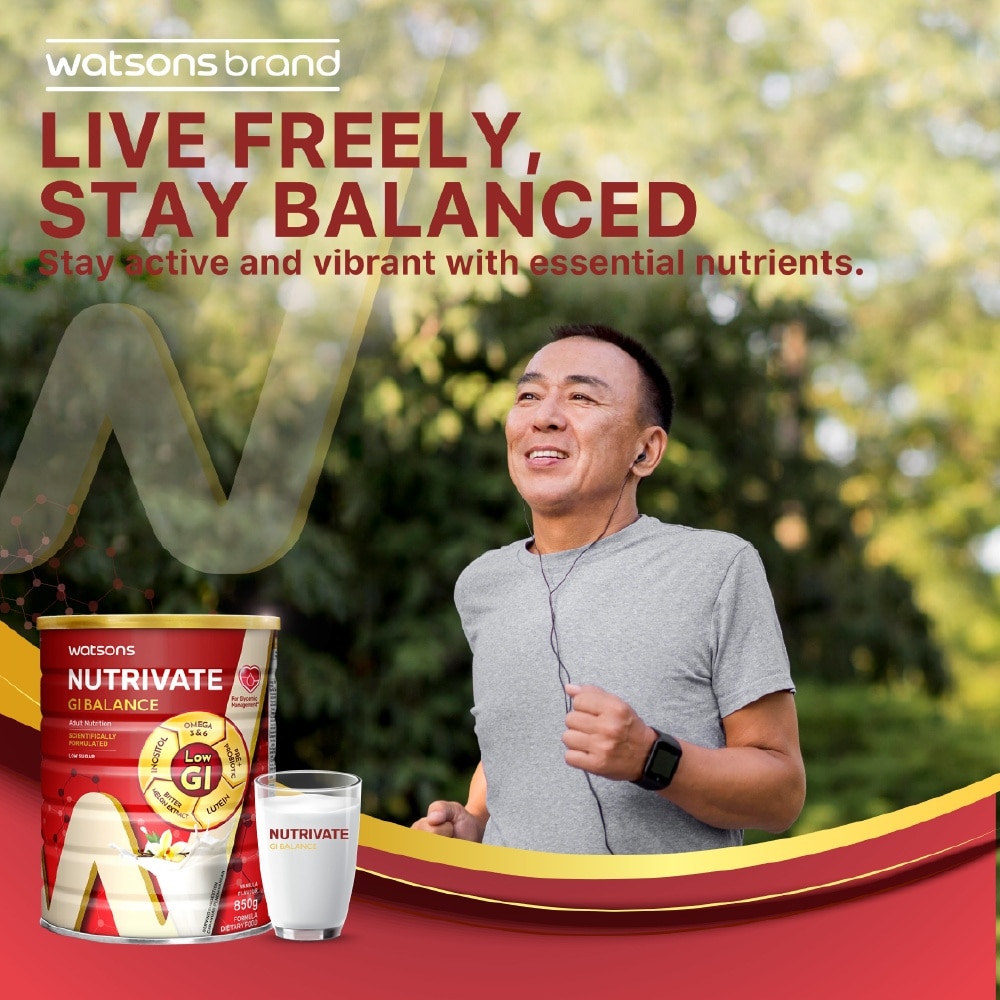 Nutrivate GI Balance Adult Nutrition With Vanilla Flavour (Low Sugar) 850g