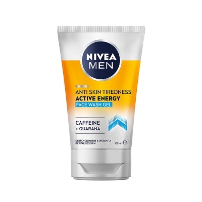 NIVEA Active Energy Revitalising Face Wash for Men (Deep Clean & Energy Boost) 100ml