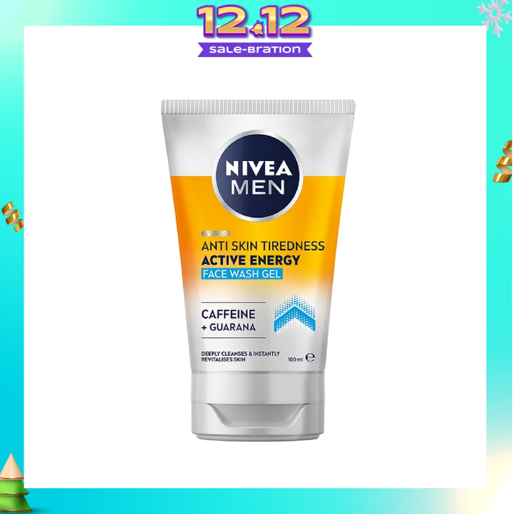 Active Energy Revitalising Face Wash for Men (Deep Clean & Energy Boost) 100ml