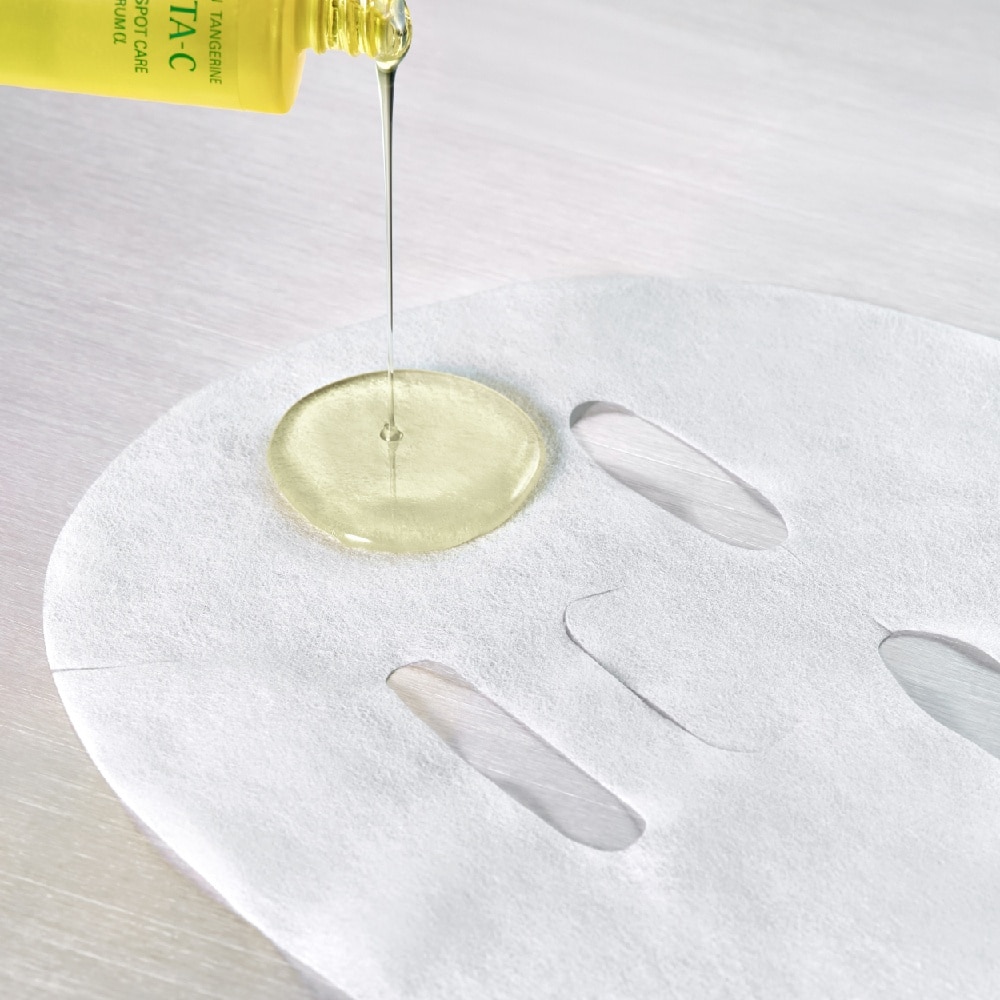 Green Tangerine Vita-C Dark Spot Care Serum Mask Alpha 5s