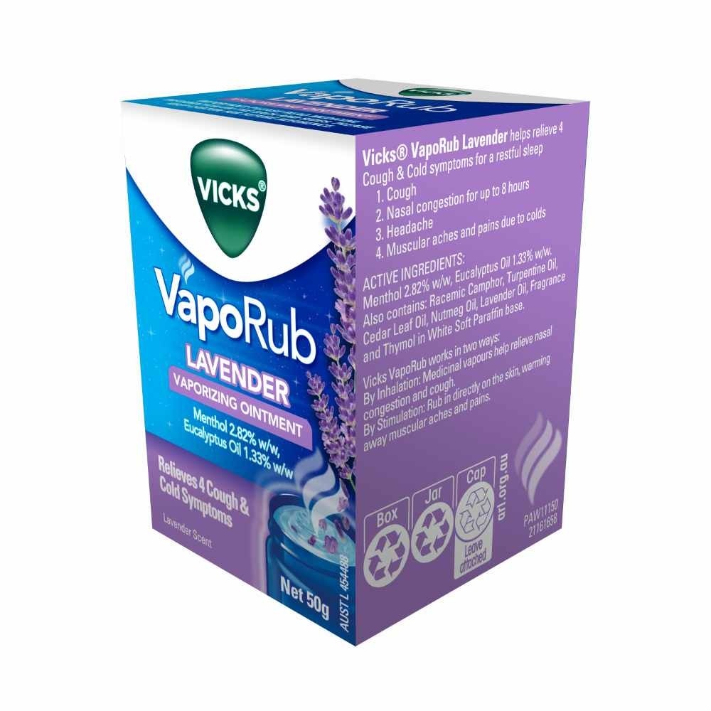 VapoRub Lavender Vaporizing Ointment 50g