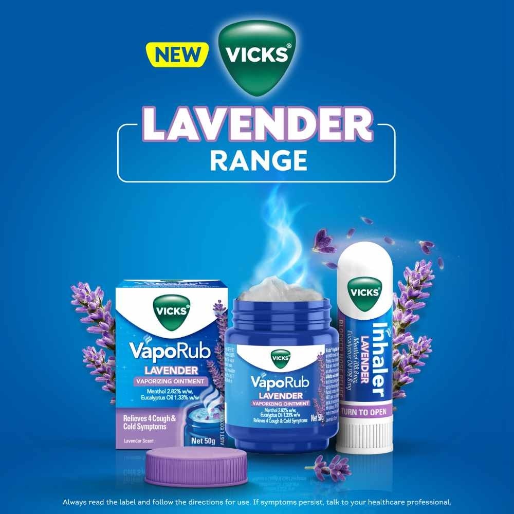 VapoRub Lavender Vaporizing Ointment 50g