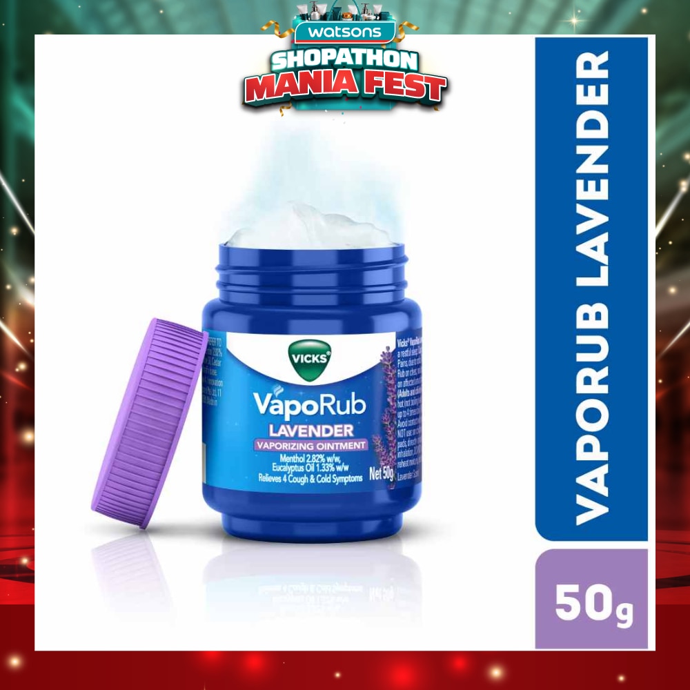 VapoRub Lavender Vaporizing Ointment 50g