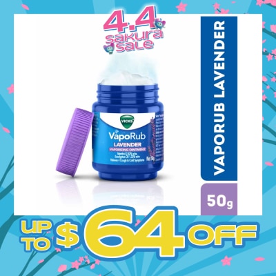 VICKS - VapoRub Lavender Vaporizing Ointment 50g