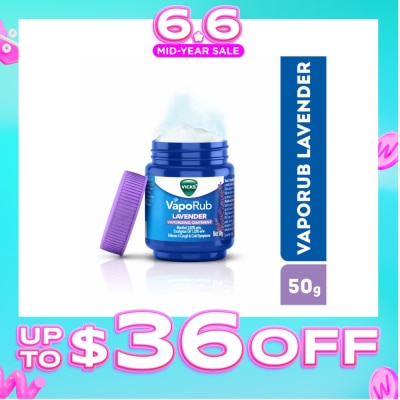 VICKS - VapoRub Lavender Vaporizing Ointment 50g