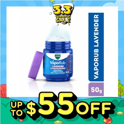 VICKS VapoRub Lavender Vaporizing Ointment 50g