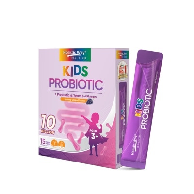 HOLISTIC WAY - Bio-Elixir Kids Probiotic 10 Billion Yummy Grape Flavour 2g x 15s