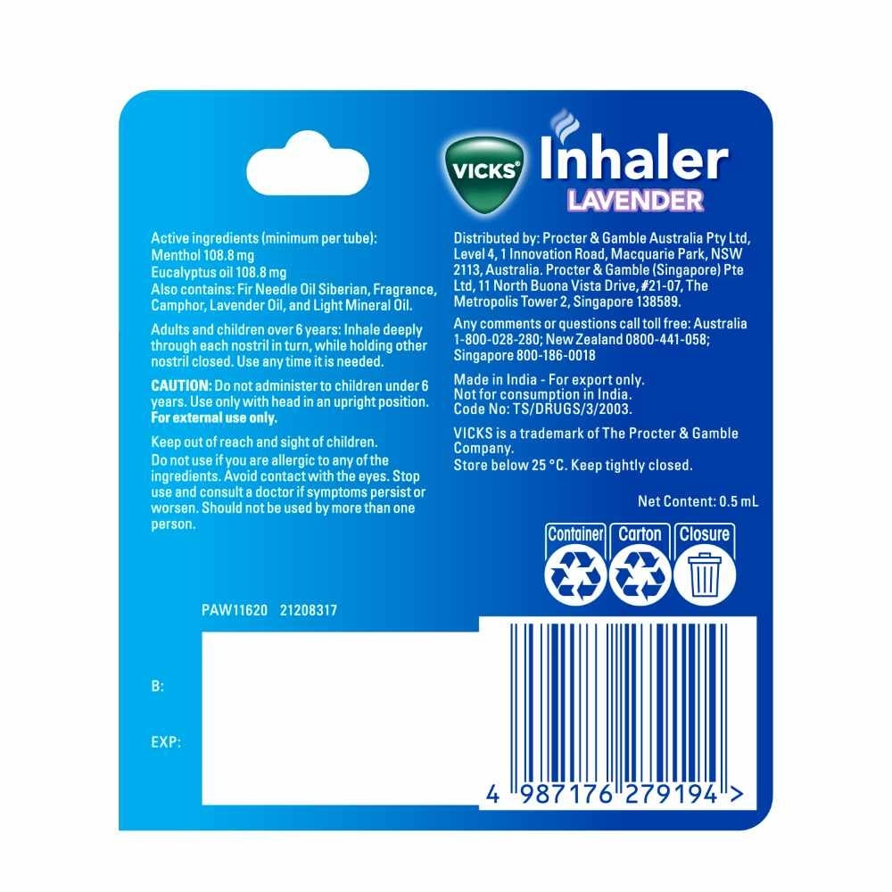 Inhaler Lavender 0.5ml