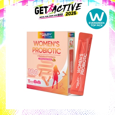 HOLISTIC WAY - Bio-Elixir Women's Probiotic 100 Billion Peach Flavour 2g x 15s image