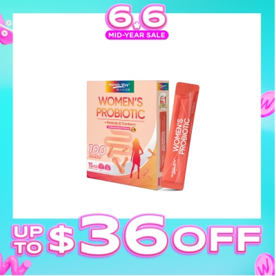 HOLISTIC WAY - Bio-Elixir Women's Probiotic 100 Billion Peach Flavour 2g x 15s
