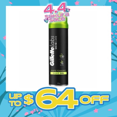 GILLETTE - Labs Rapid Foaming Men's Shaving Gel 195g