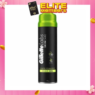 GILLETTE Labs Rapid Foaming Men's Shaving Gel 195g