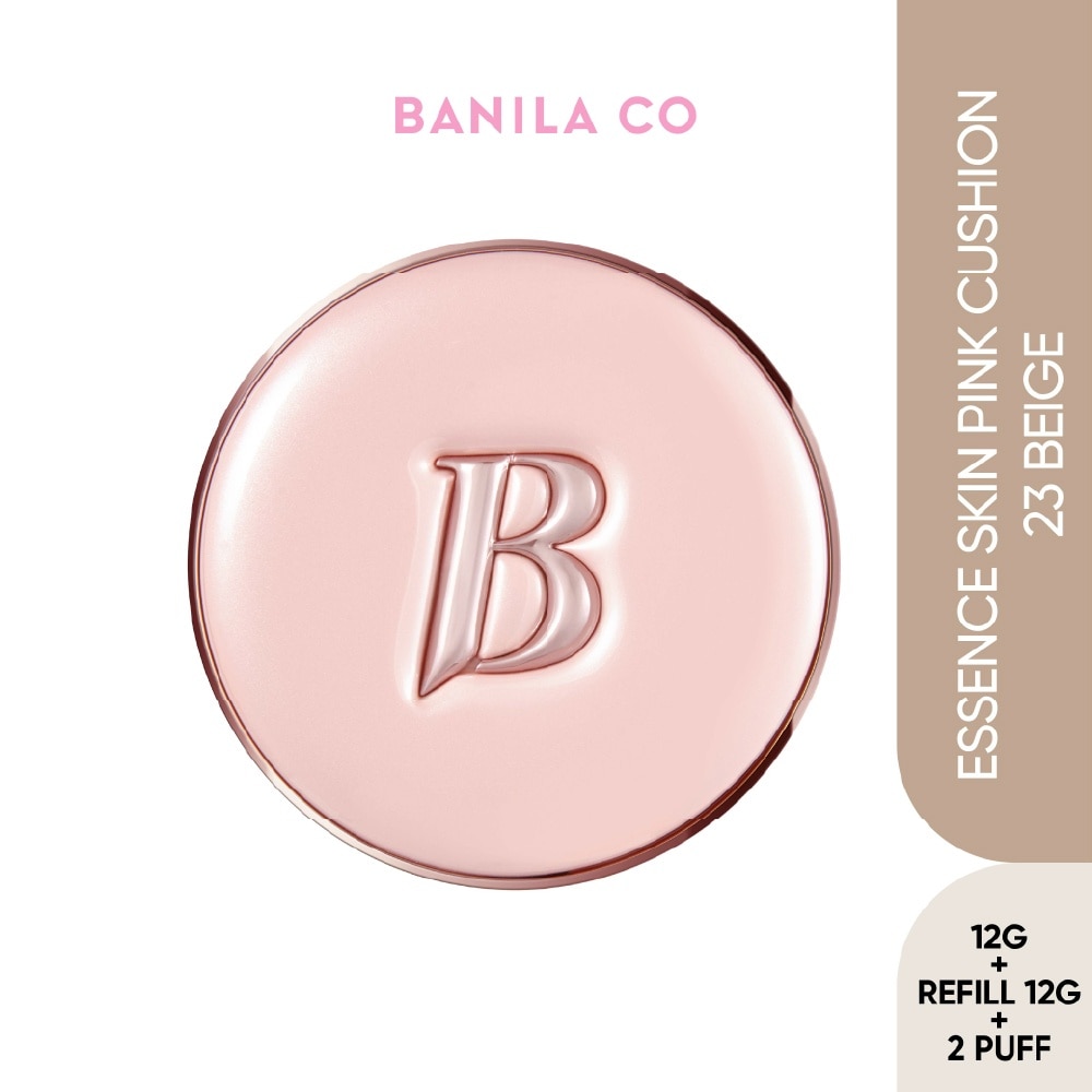 Essence Skin Pink Cushion SPF50+ PA+++ 23 Beige 12g + Refill 12g + Puff