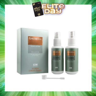 ICM PHARMA - Growell Scalp Lotion 100ml x 2s (3 Month Supply)
