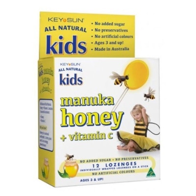 PRETORIUS Kids Manuka Honey + Vitamin C 12s