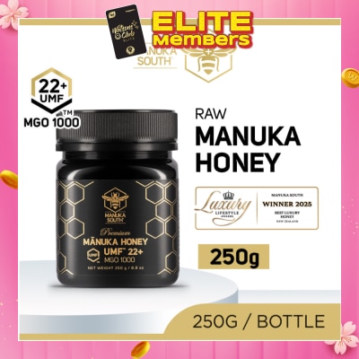 MANUKA SOUTH Premium Manuka Honey UMF 22+ MGO1000 250g