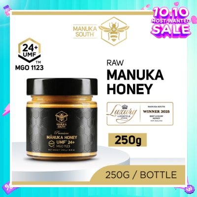 MANUKA SOUTH Premium Manuka Honey UMF 24+ MGO1123 250g