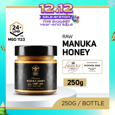 MANUKA SOUTH Premium Manuka Honey UMF 24+ MGO1123 250g