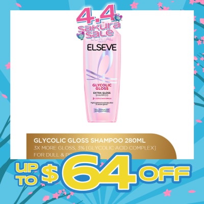 L'OREAL PARIS ELSEVE - Glycolic Gloss Shampoo 280ml