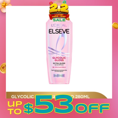 L'OREAL PARIS ELSEVE Glycolic Gloss Shampoo 280ml