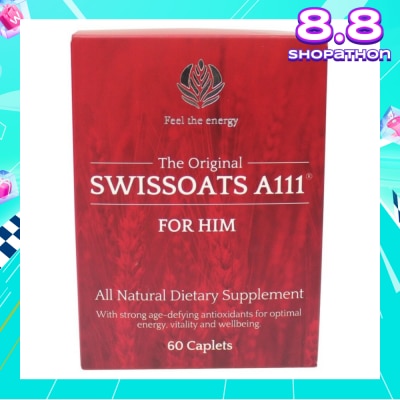 SWISSOATS The Original Swissoats A111 For Him All Natural Dietary Supplement Caplet (For Optimal Energy Vitality & Well-Being) 60s