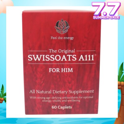SWISSOATS The Original Swissoats A111 For Him All Natural Dietary Supplement Caplet (For Optimal Energy Vitality & Well-Being) 60s