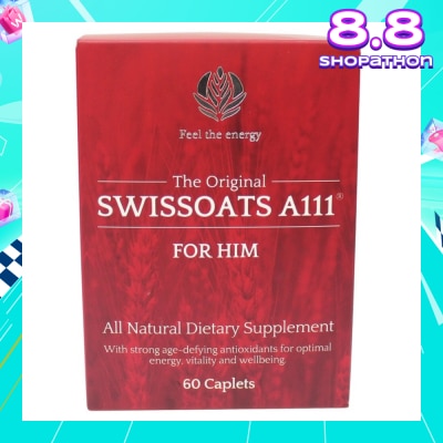 SWISSOATS The Original Swissoats A111 For Him All Natural Dietary Supplement Caplet (For Optimal Energy Vitality & Well-Being) 60s