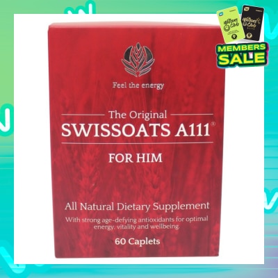 SWISSOATS The Original Swissoats A111 For Him All Natural Dietary Supplement Caplet (For Optimal Energy Vitality & Well-Being) 60s