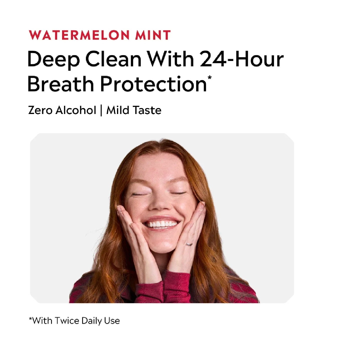Watermelon Mint Zero Alcohol Mouthwash 500ml image