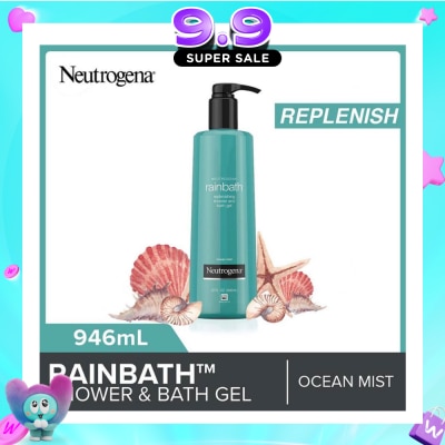 NEUTROGENA - Rainbath Replenishing Shower And Bath Gel Ocean Mist For Spa-Like Indulgence 946ml image