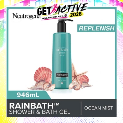 NEUTROGENA - Rainbath Replenishing Shower And Bath Gel Ocean Mist For Spa-Like Indulgence 946ml image