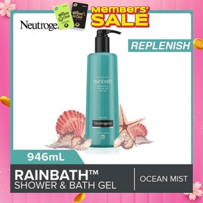 NEUTROGENA Rainbath Replenishing Shower And Bath Gel Ocean Mist For Spa-Like Indulgence 946ml