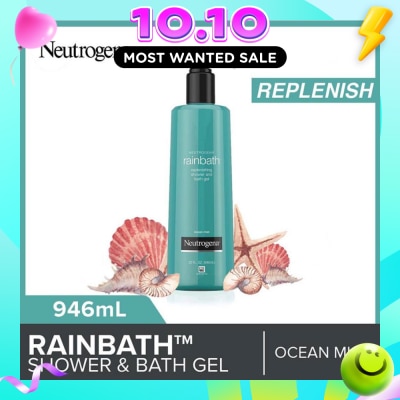 NEUTROGENA Rainbath Replenishing Shower And Bath Gel Ocean Mist For Spa Like Indulgence 946ml image