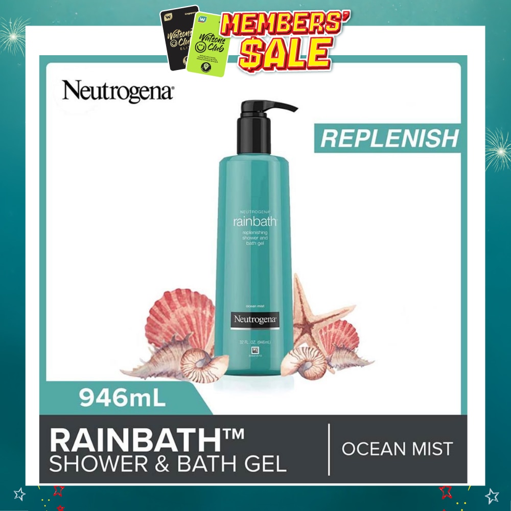 Rainbath Replenishing Shower And Bath Gel Ocean Mist For Spa-Like Indulgence 946ml