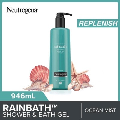 NEUTROGENA Rainbath Replenishing Shower And Bath Gel Ocean Mist For Spa-Like Indulgence 946ml